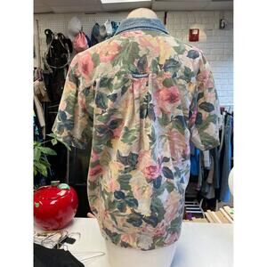 Floral button up shirt